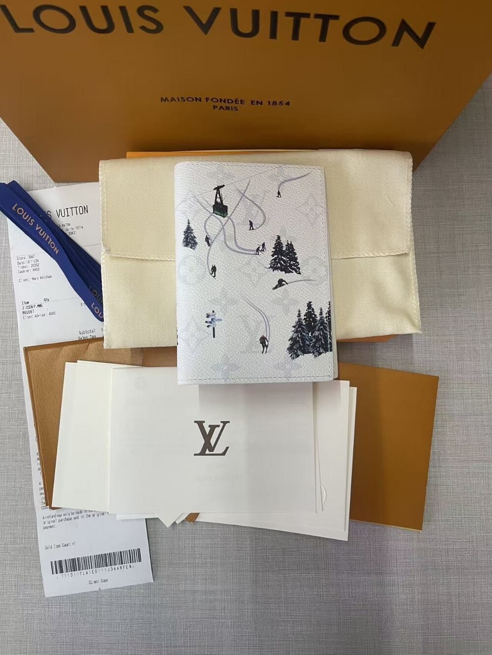 Louis Vuitton Snowboarding Passport Holder